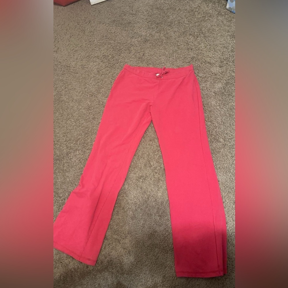 No Boundaries Y2K  pink sweatpants